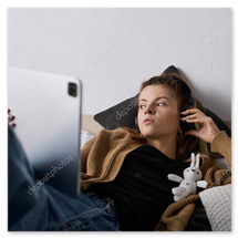 Relaxed cozy clip with calm background music