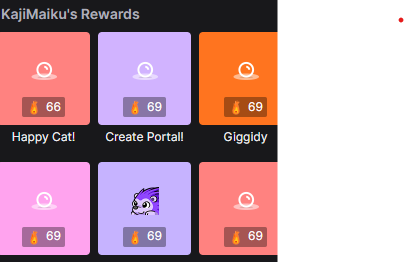 Twitch channel points coin and redeem icons